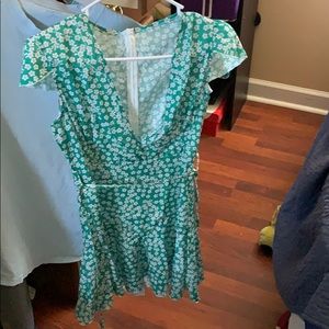 A cute little green boutique dress